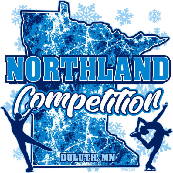 Nothland Competition Logo without the year Duluth Figure Skating Club